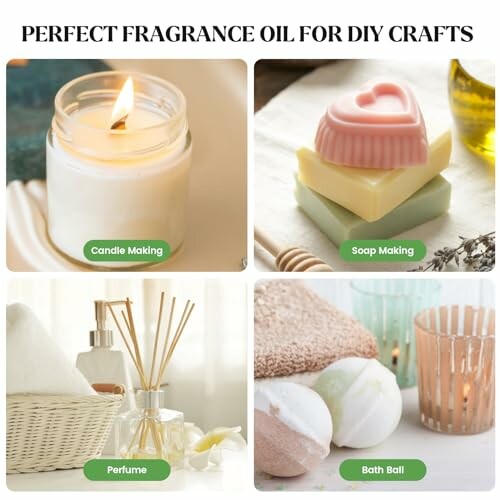 Verschiedene DIY-Produkte mit Duftöl