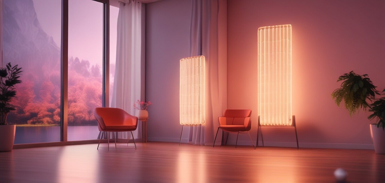 Infrarot-Wärmelampen für natürliche Schmerzbehandlung.