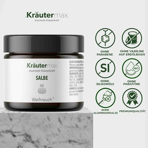 Kräutermax Salbe mit Weihrauch ohne Parabene