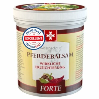 Pferdebalsam Forte Dose mit Auszeichnungen