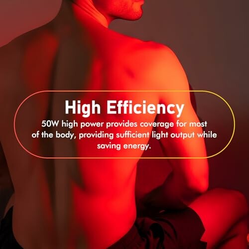 Rückansicht eines Mannes mit rotem Licht.